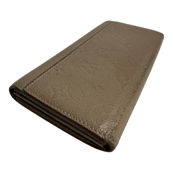 Louis Vuitton Monogram Empreinte Leather Sarah Wallet in Neutral - Picture 2 of 15